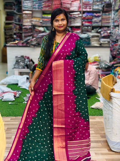 2D Bandini Silk saree