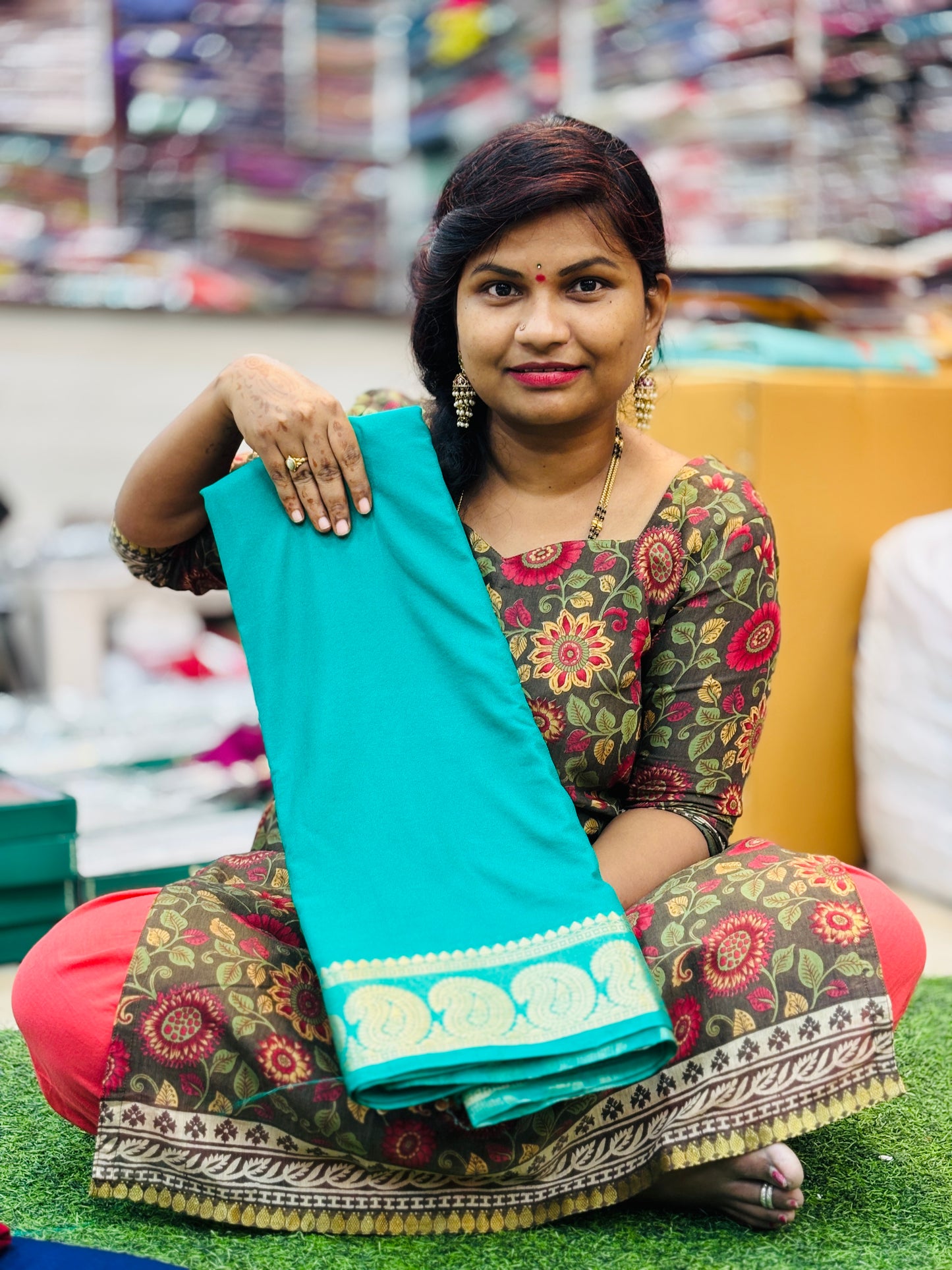Semi Mysore georgette