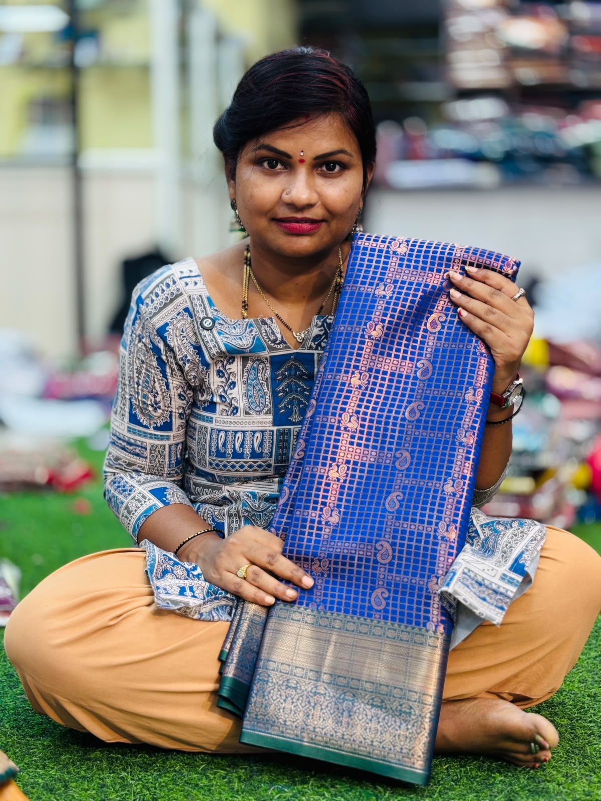 Semi Kanchi pattu sarees