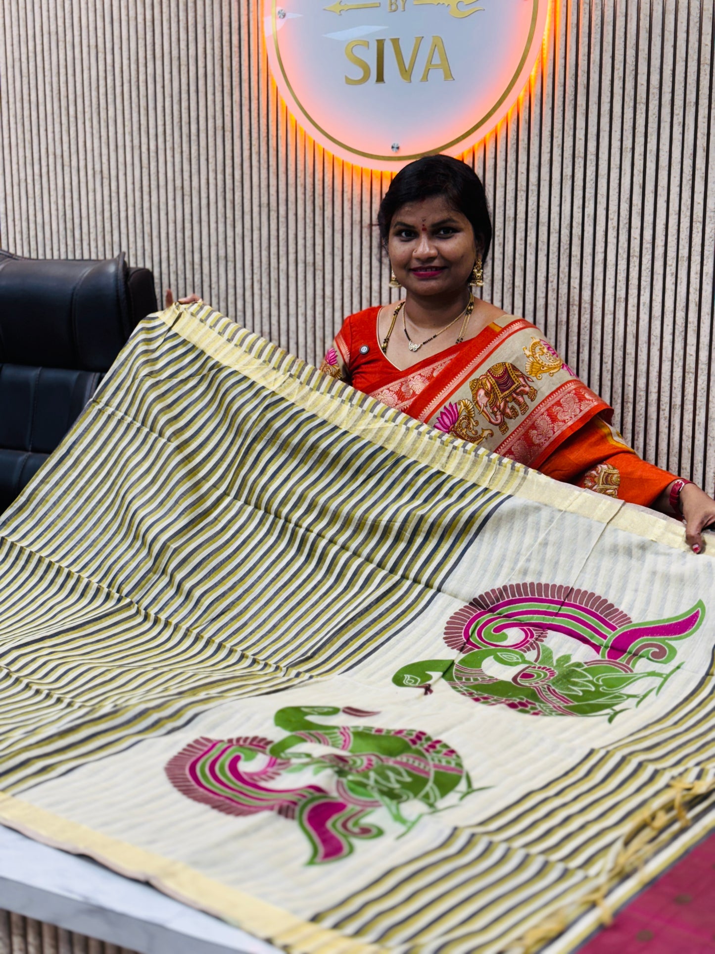 Handloom Lenin jamdani