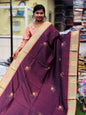 Tusser Sico Border Sarees