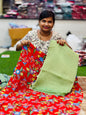 Position blouse Moonga saree
