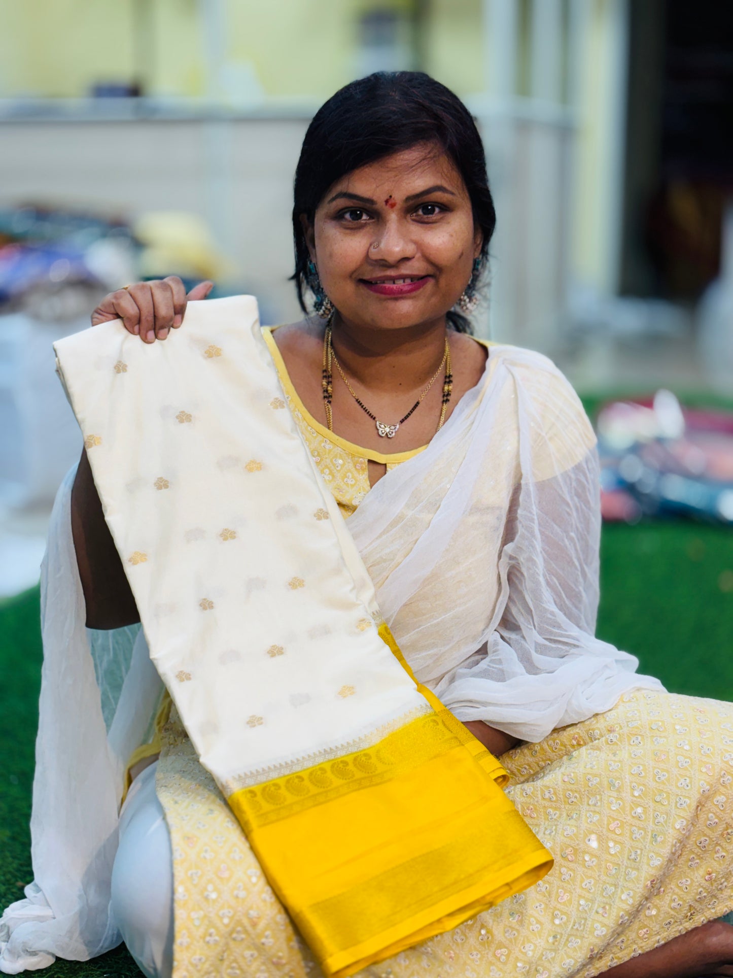 Mysore crepe Sarees