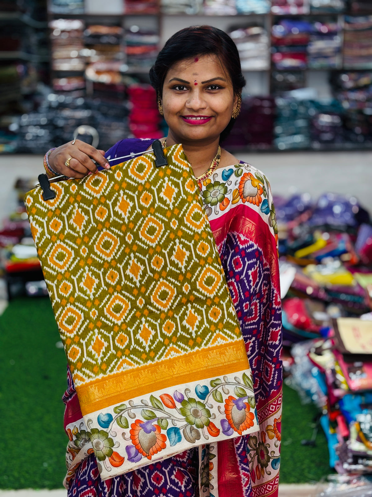 Kalamkari Patola Sarees