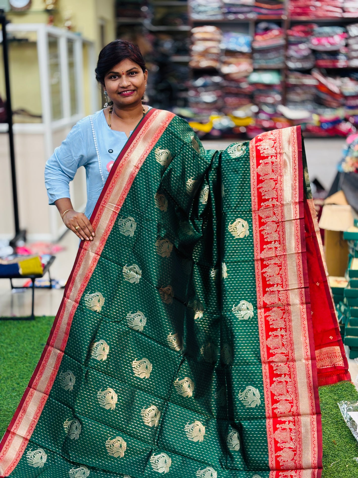 Semi Kanchi Pattu Sarees