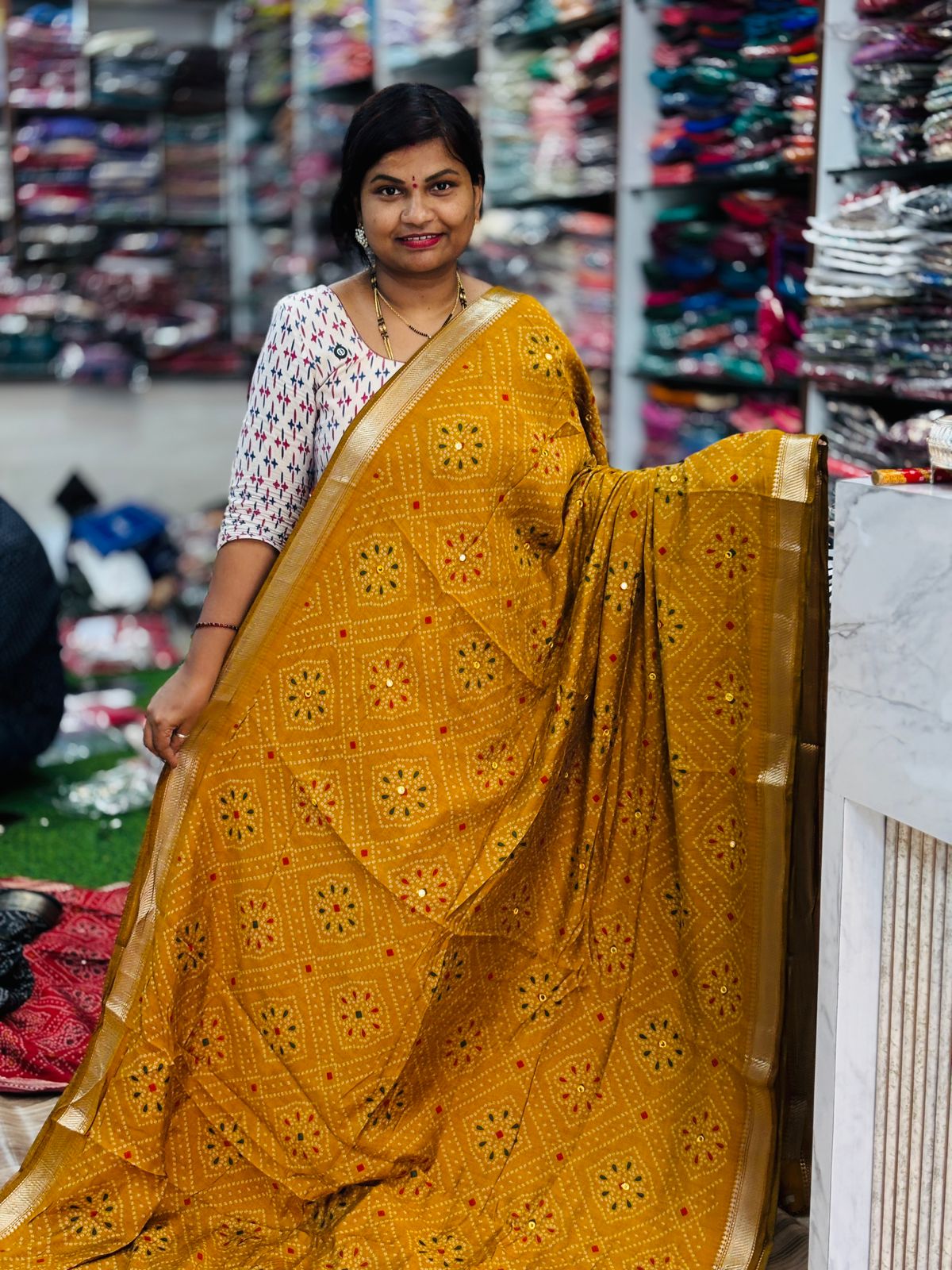 Maheswari Bandini Sarees
