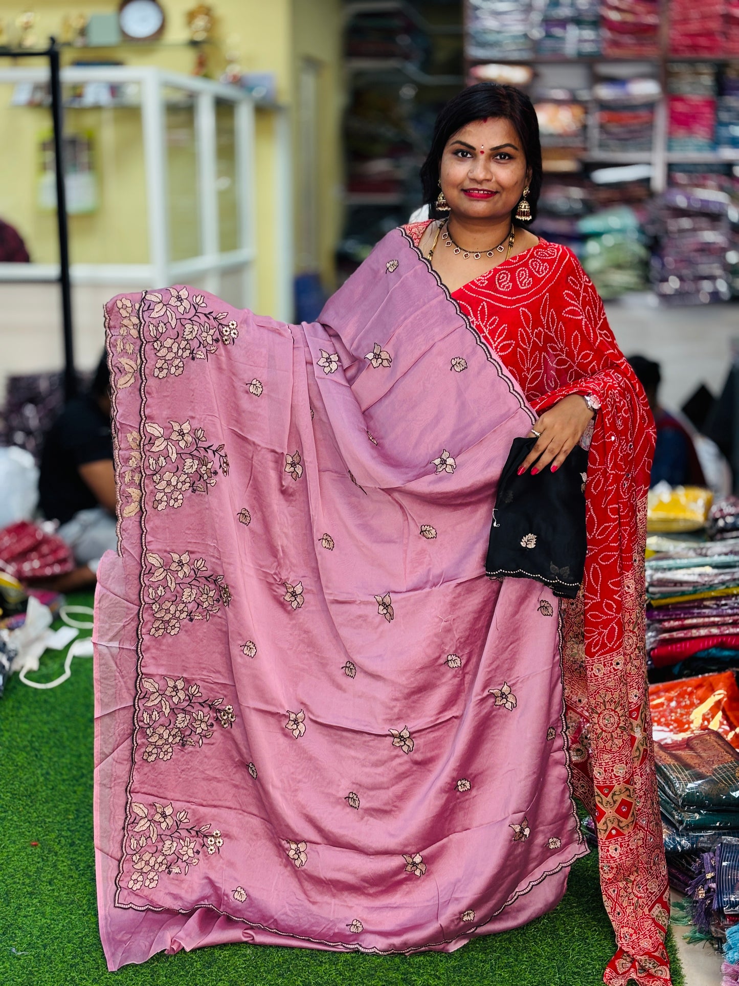 Designer Rangoli Sarees