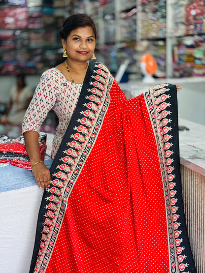 Azrak in crepe