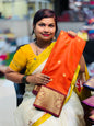 Vintage Semi Mysore Crepe