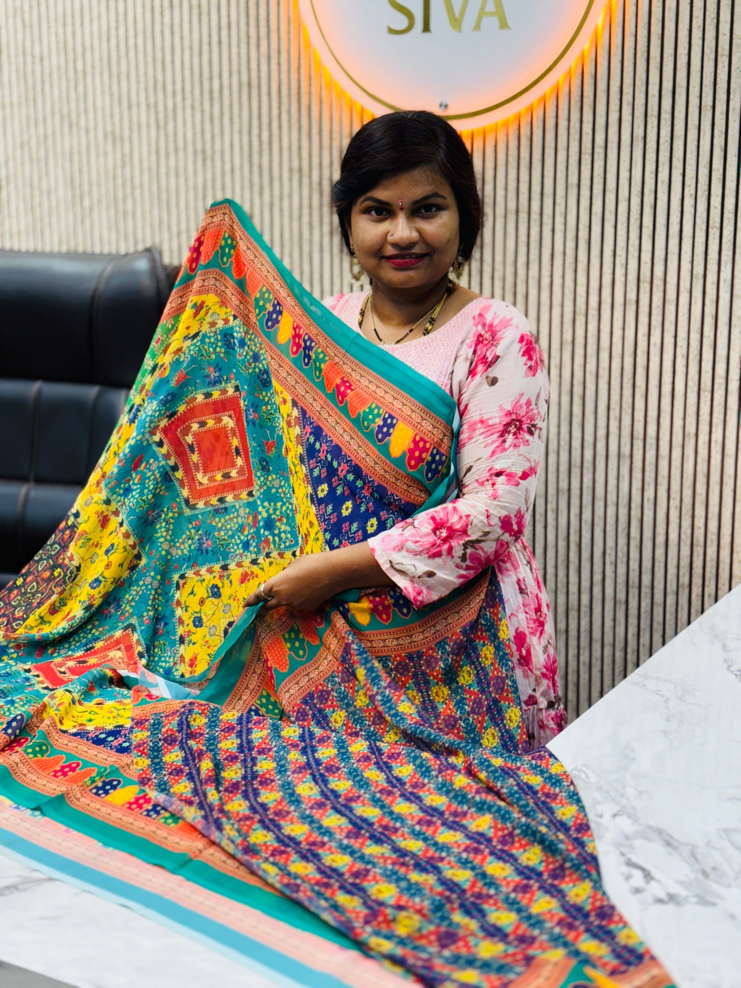 Georgette Laya sarees