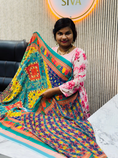 Georgette Laya sarees
