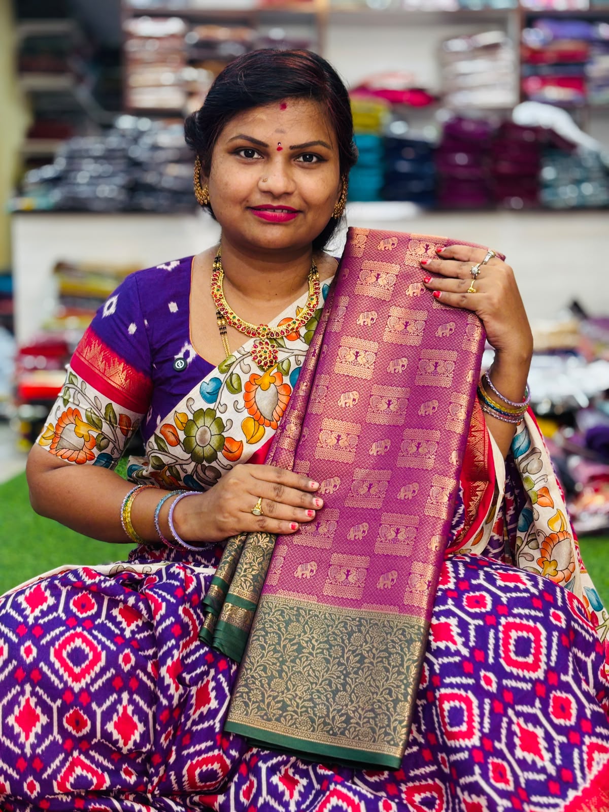 Semi Kanchi Pattu Sarees