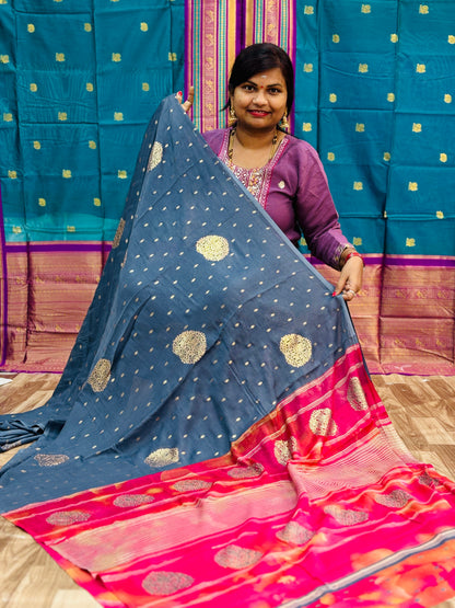 Azrak Multi Chiffon Sarees