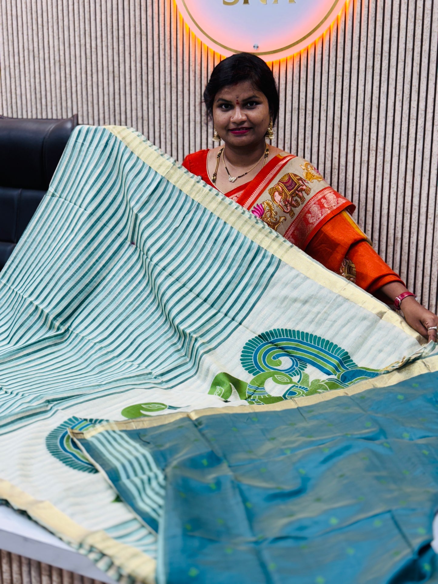 Handloom Lenin jamdani