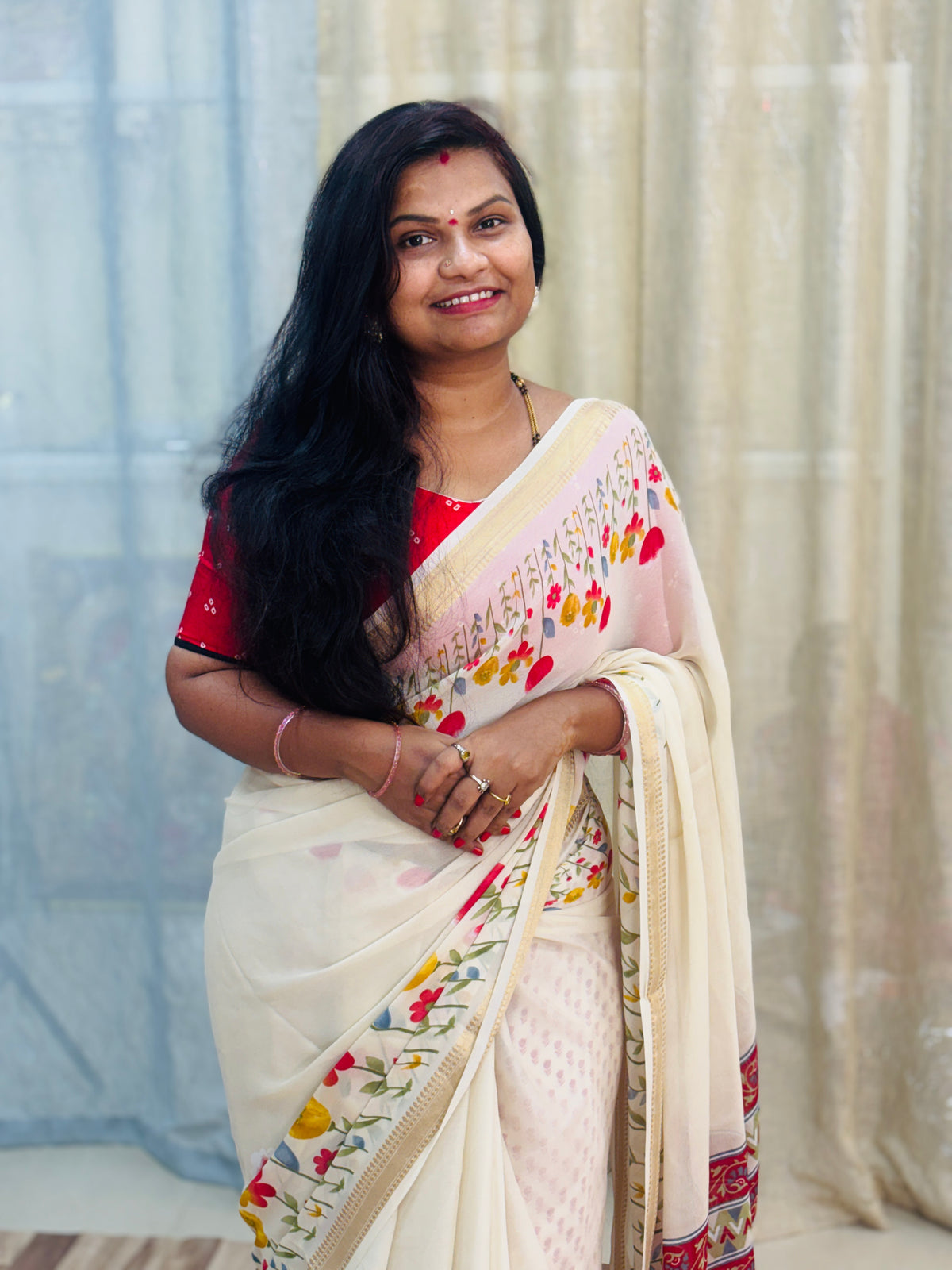 Chiffon Georgette Saree