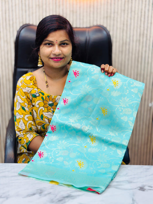 Jamdani Pattu Sarees SG 31