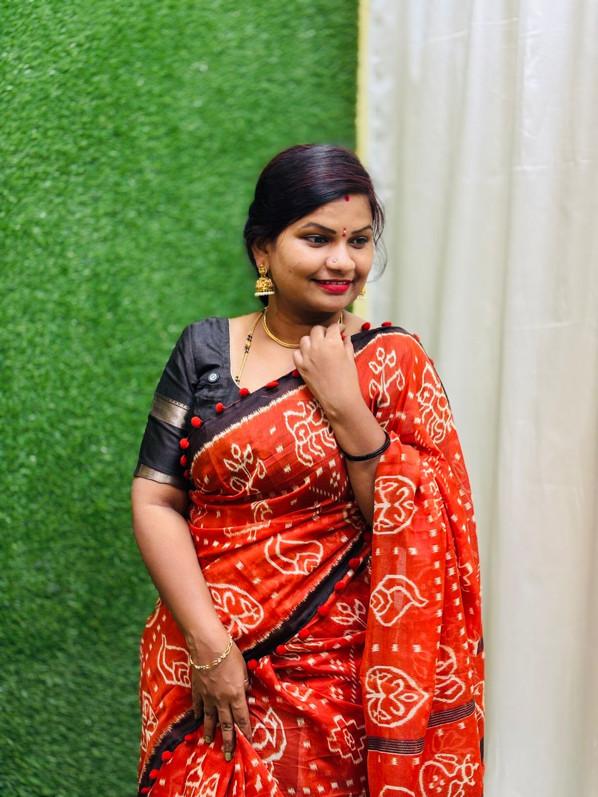 Ikkath printed soft silk cotton