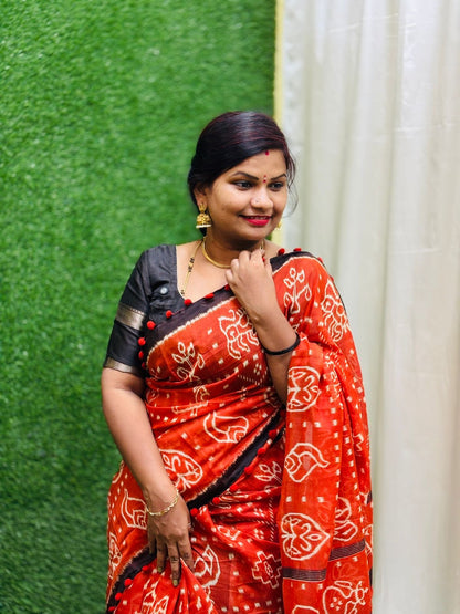 Ikkath printed soft silk cotton