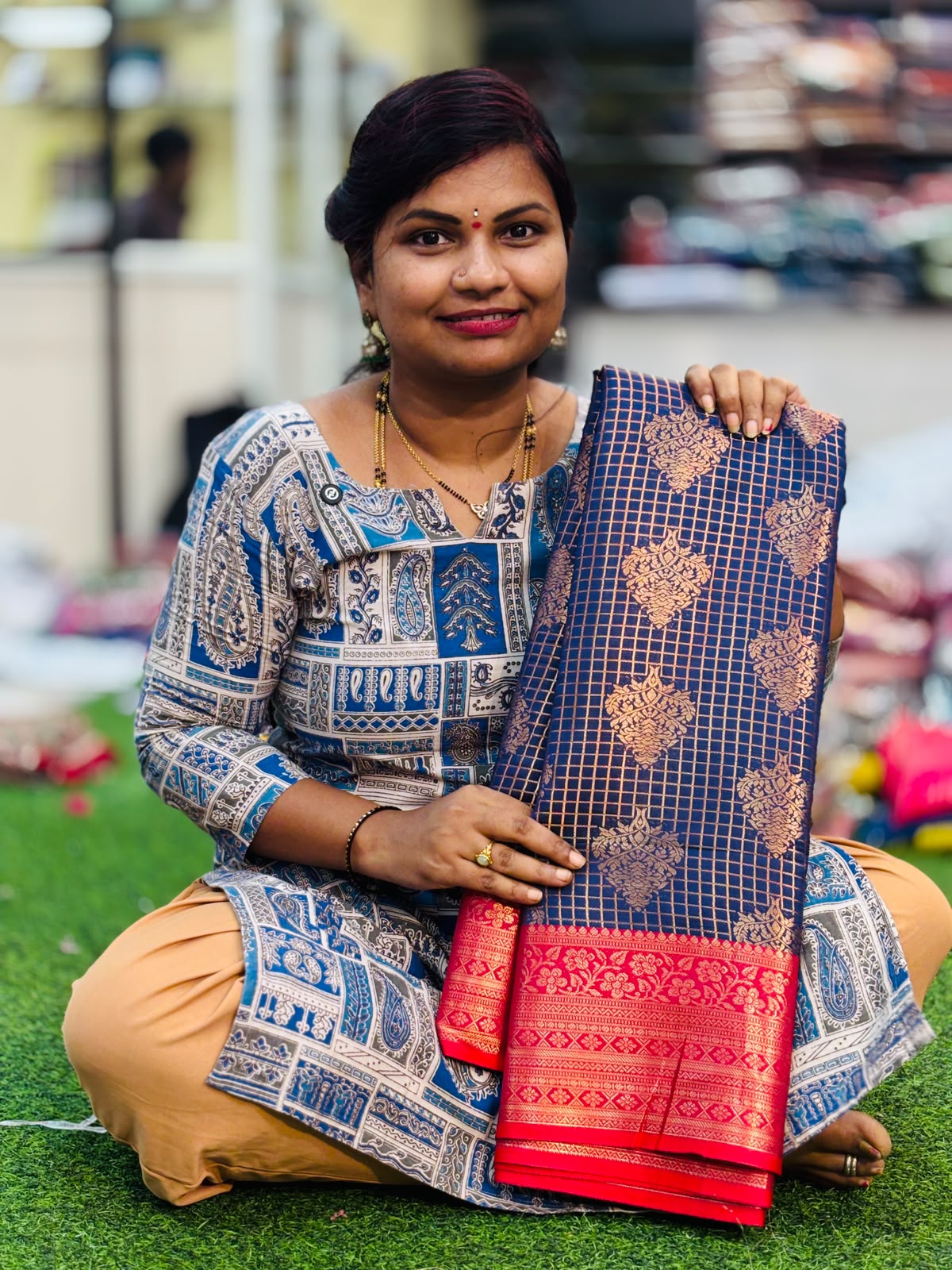 Semi Kanchi pattu sarees