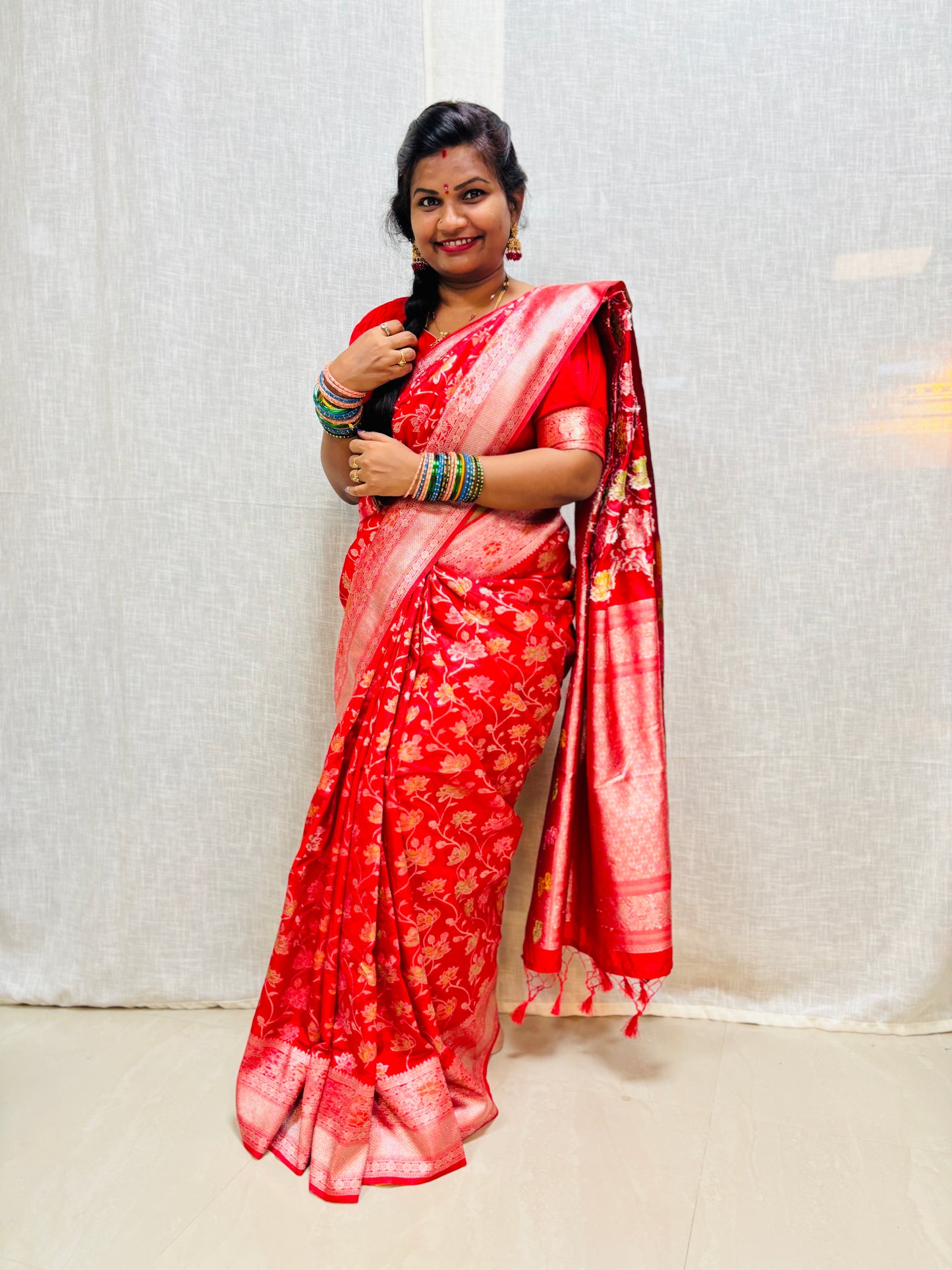 Banarasi pithani Meenakari Weavings