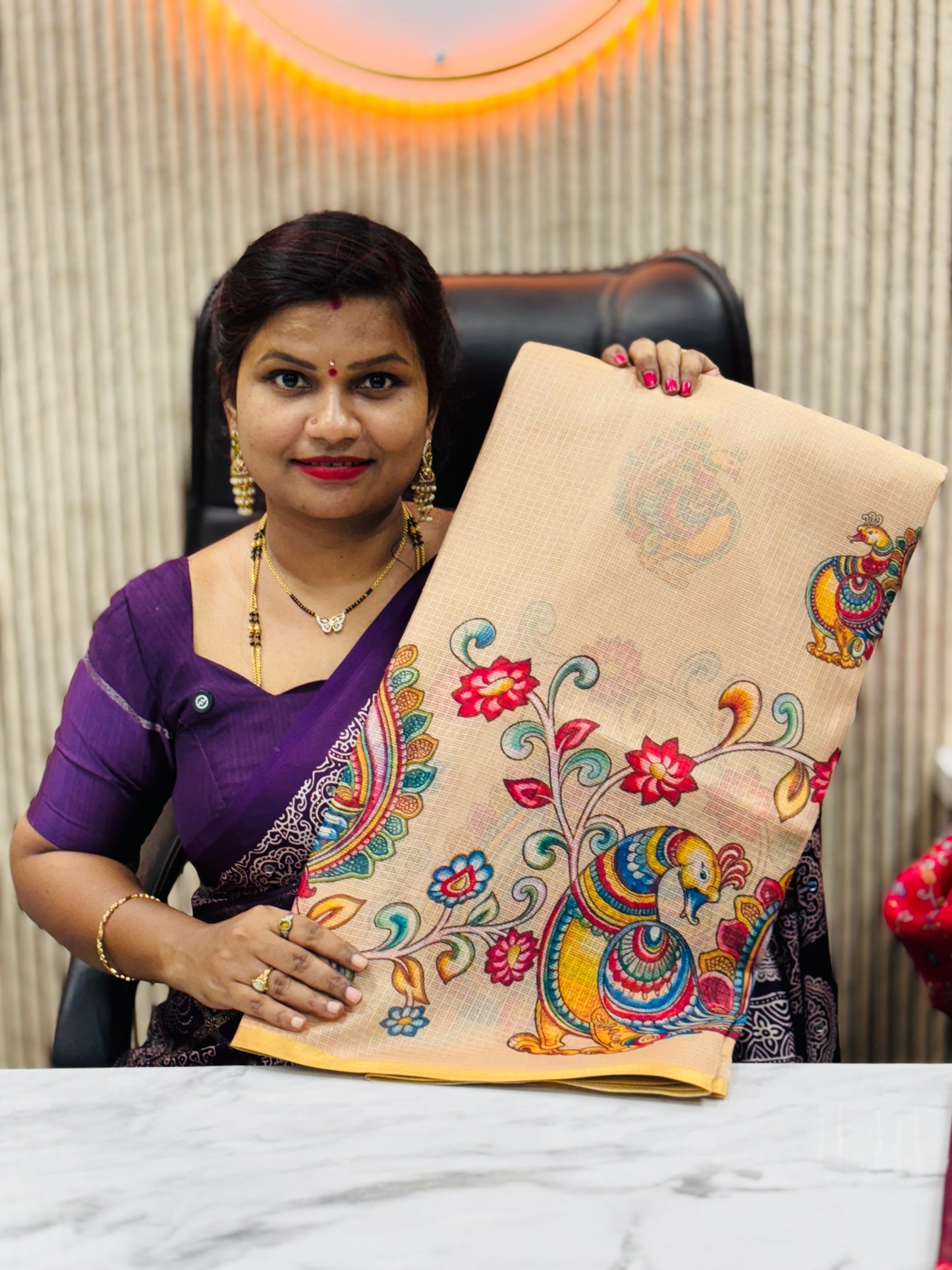 Kota Kalamkari Sarees