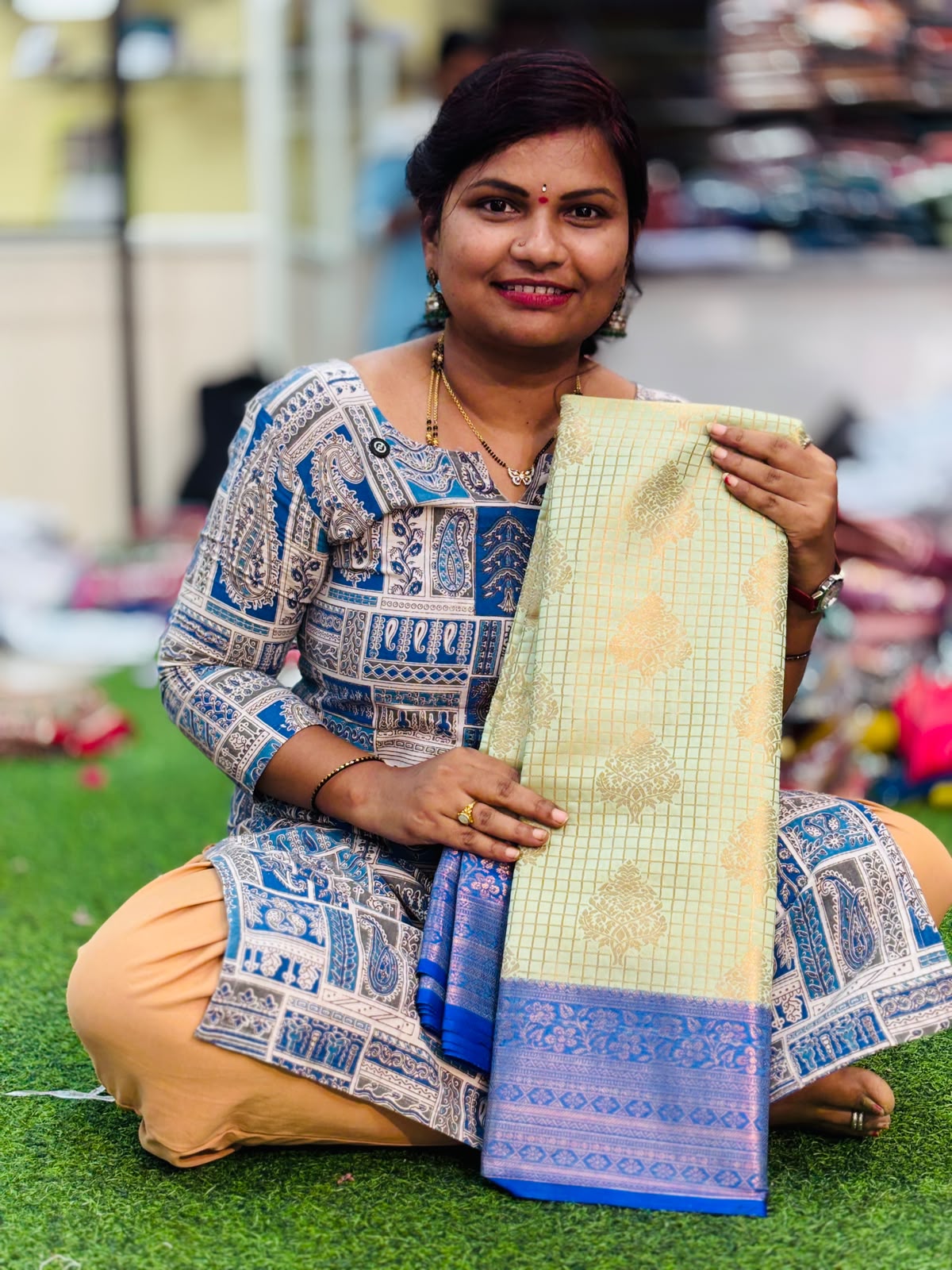 Semi Kanchi pattu sarees
