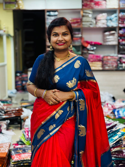 2D Mysore Crepe Sarees