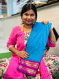 Checks Gadwal Saree