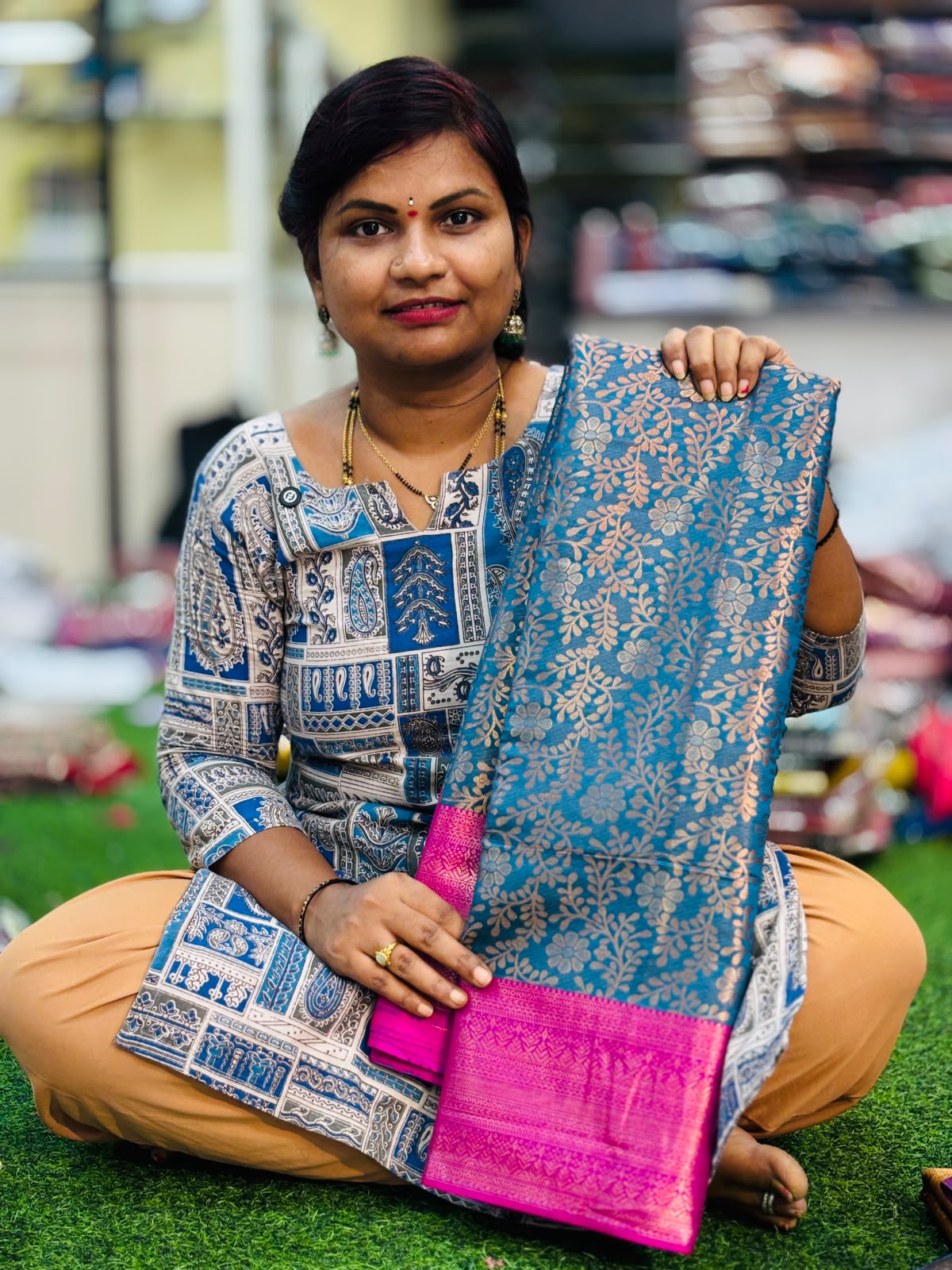 Semi Kanchi pattu sarees
