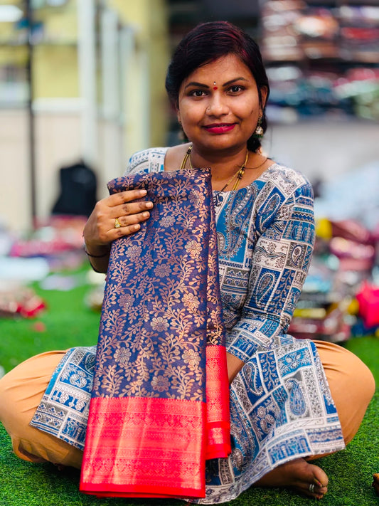 Semi Kanchi pattu sarees