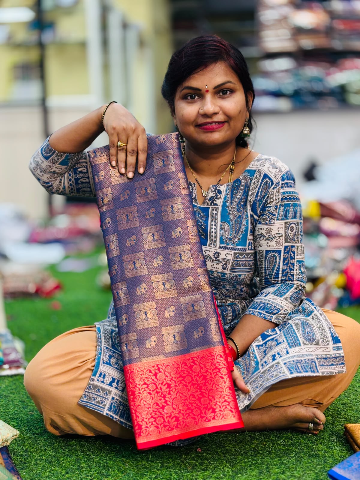 Semi Kanchi pattu sarees