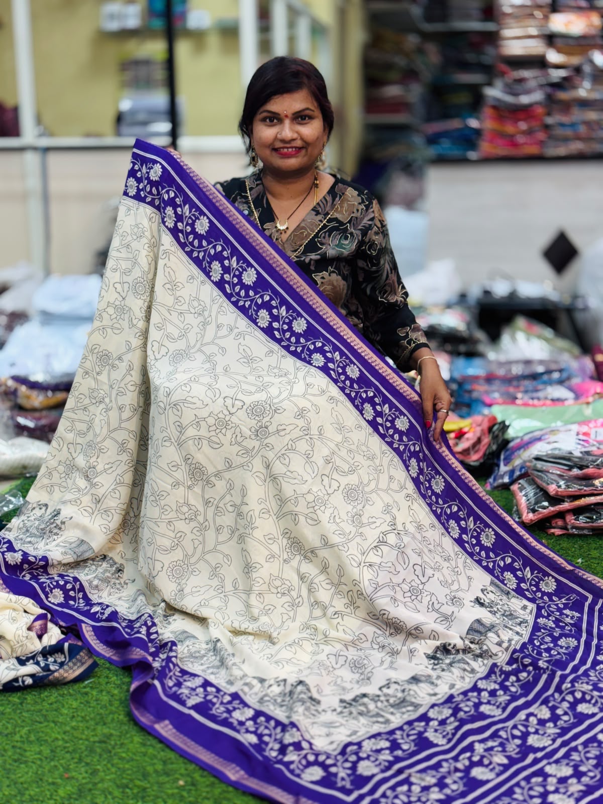 2D Kalamkari Printed Sarees