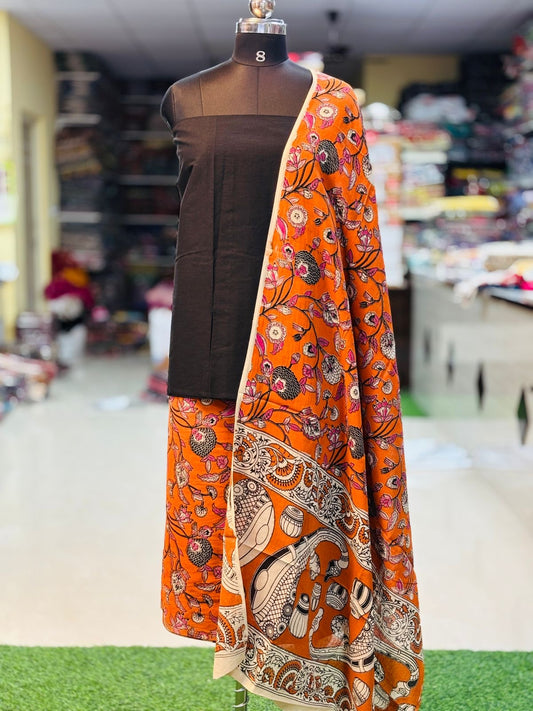 3 Piece Cotton Kalamkari Set