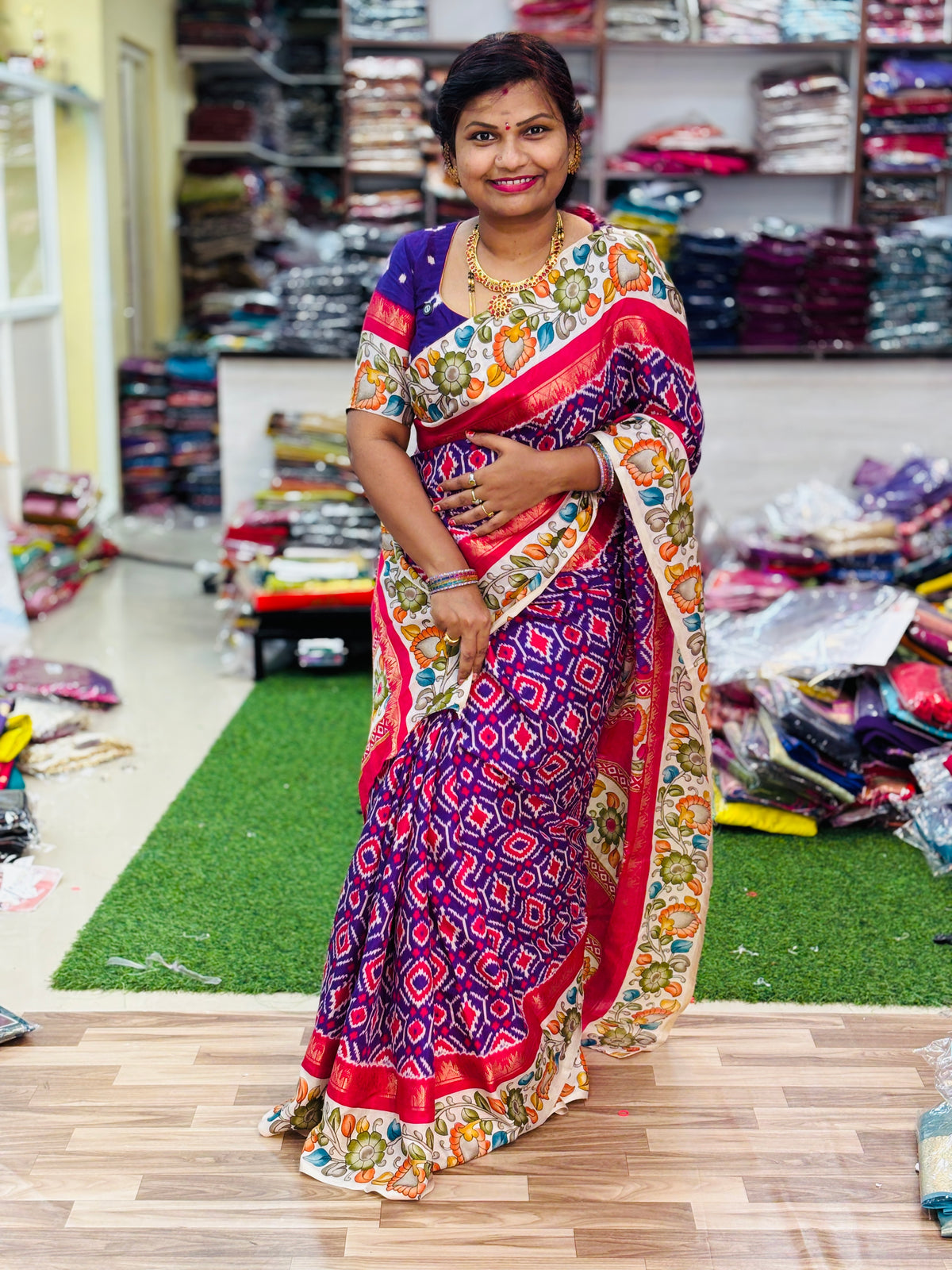 Kalamkari Patola Sarees