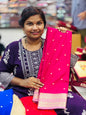 Semi Mysore Crepe Sarees