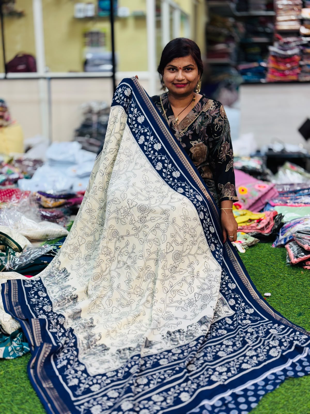 2D Kalamkari Printed Sarees