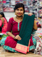 Semi Mysore Crepe Sarees