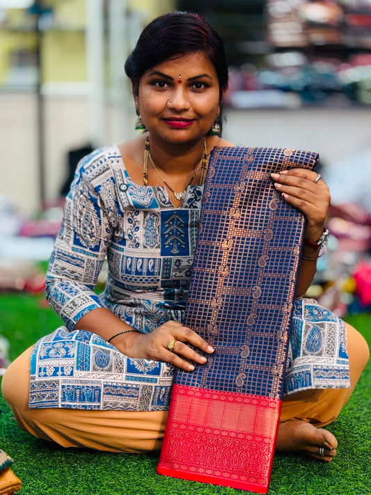 Semi Kanchi pattu sarees