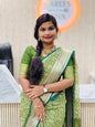Patola Pochampally Crepe Saree