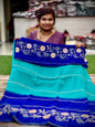 2D Space handwork embroidery saree