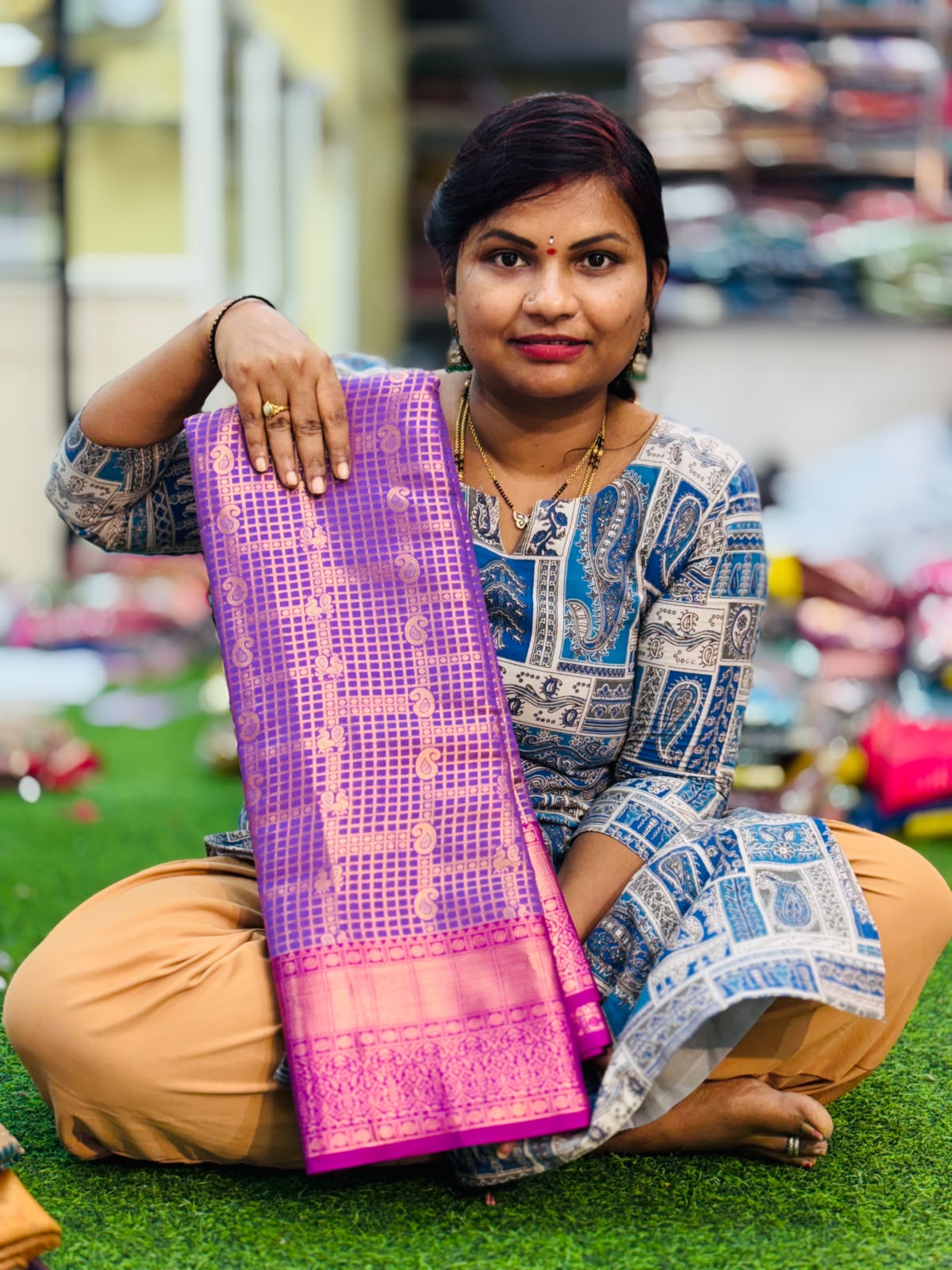 Semi Kanchi pattu sarees