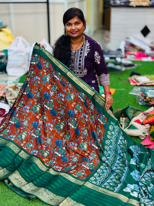 Madhubani Soft Silk Saree