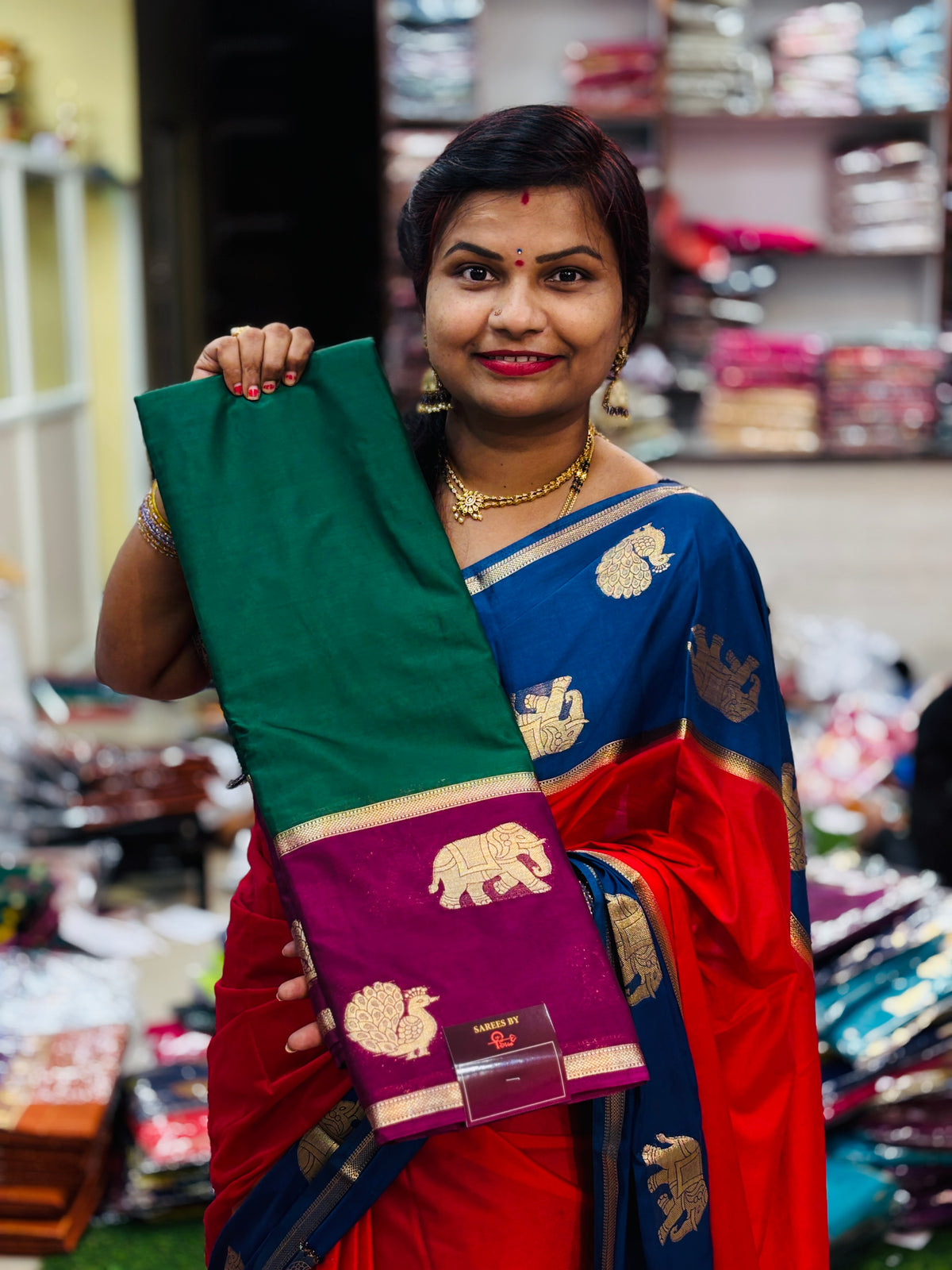 2D Mysore Crepe Sarees