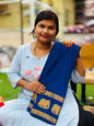 Semi Mysore Crepe Sarees