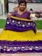 2D Space handwork embroidery saree