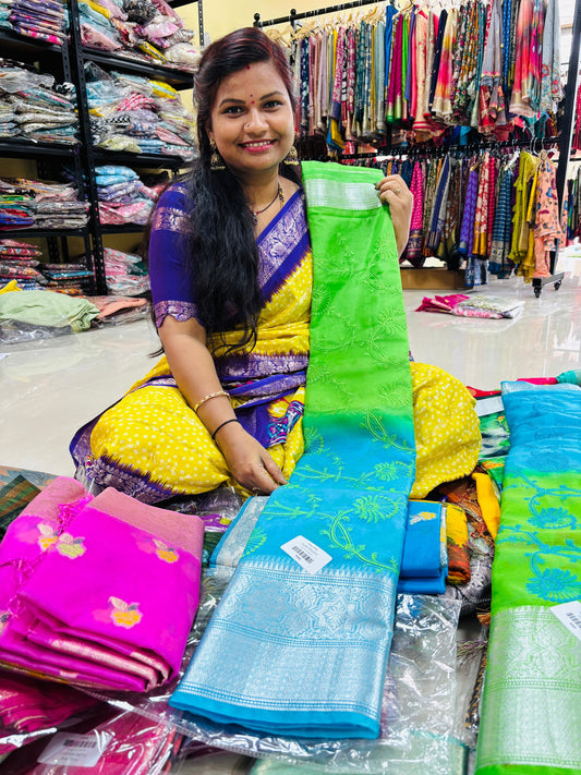 Kora Tissue saree
