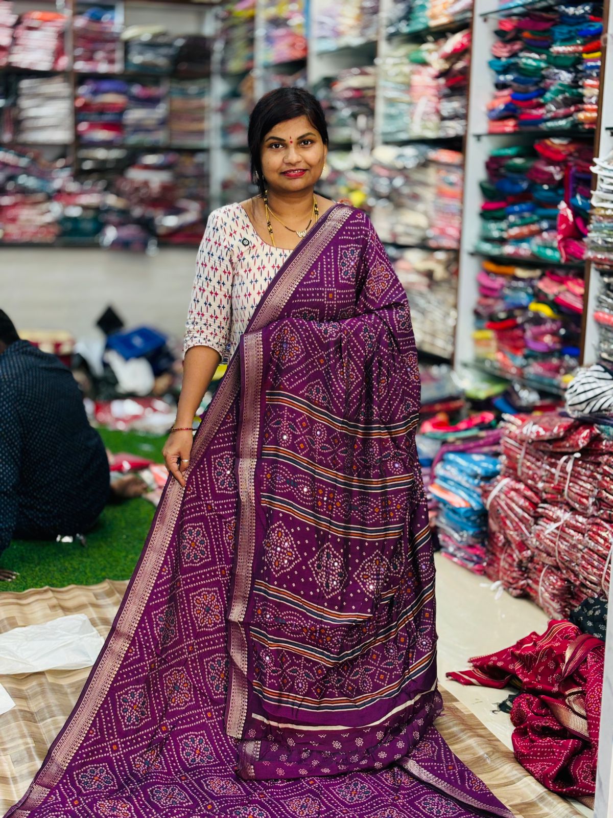 Maheswari Bandini Sarees