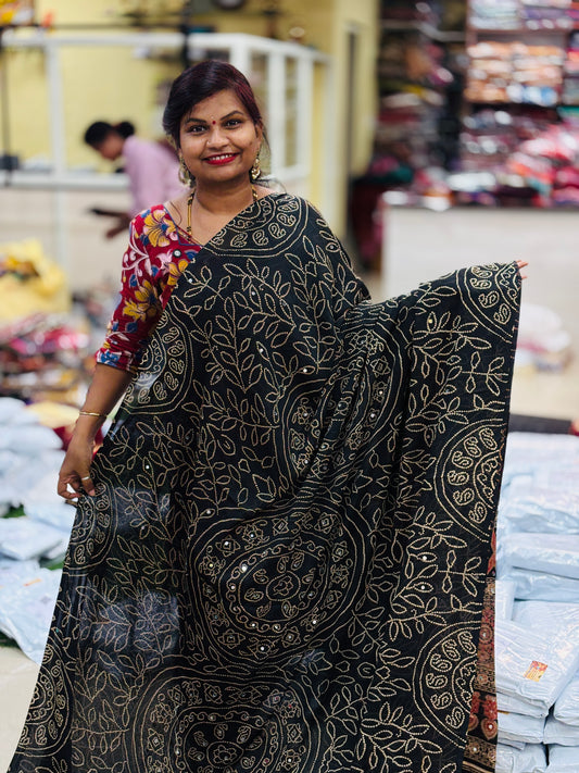 Azrak Chiffon Saree