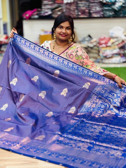 Semi Kanchi Pattu Sarees