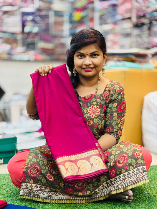 Semi Mysore georgette